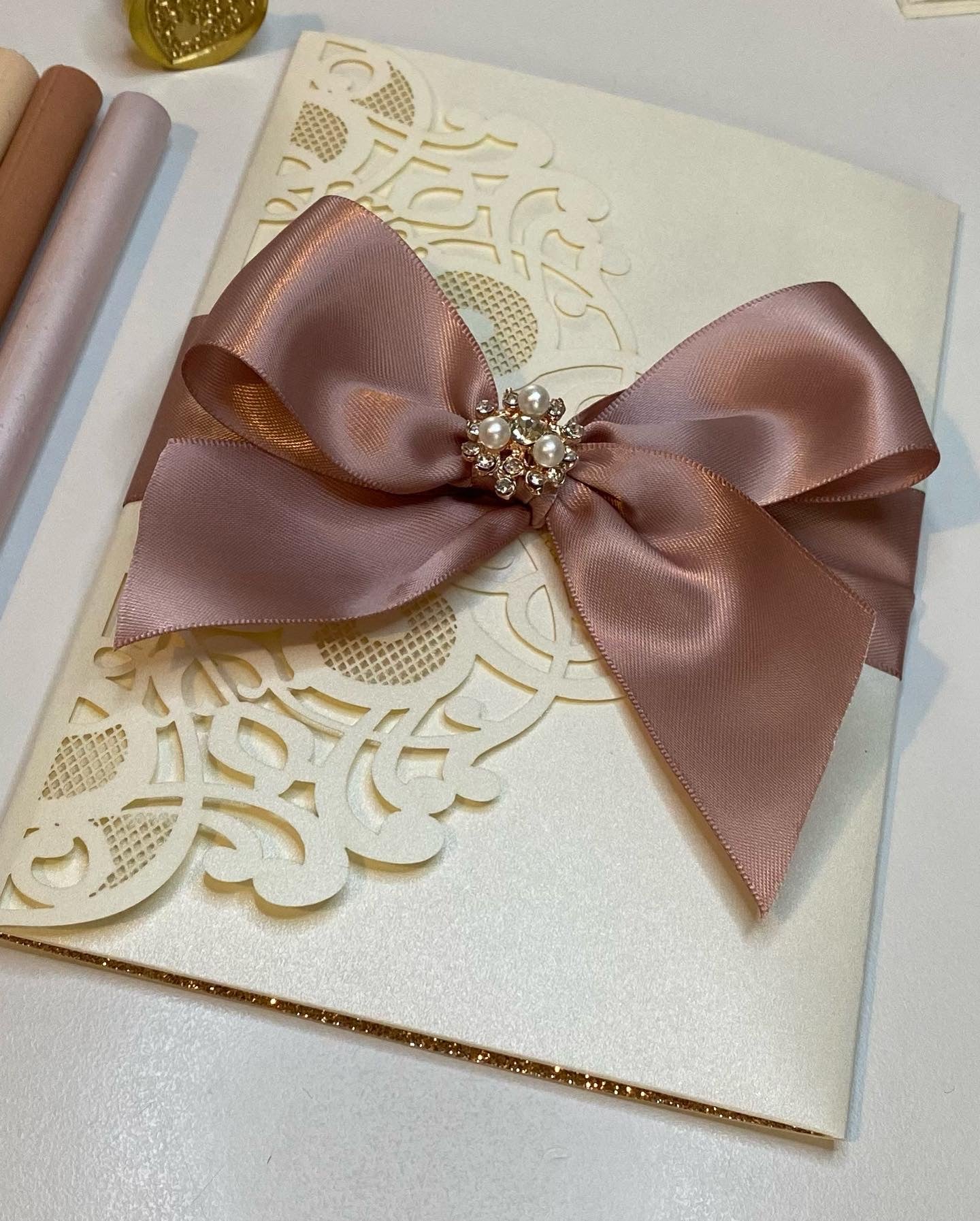 Dusky Pink Wedding Place Cards | Floral Wedding Table Stationery