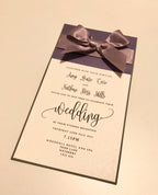Slim Wedding Reception Invitation Card – Elegant Minimal Designs