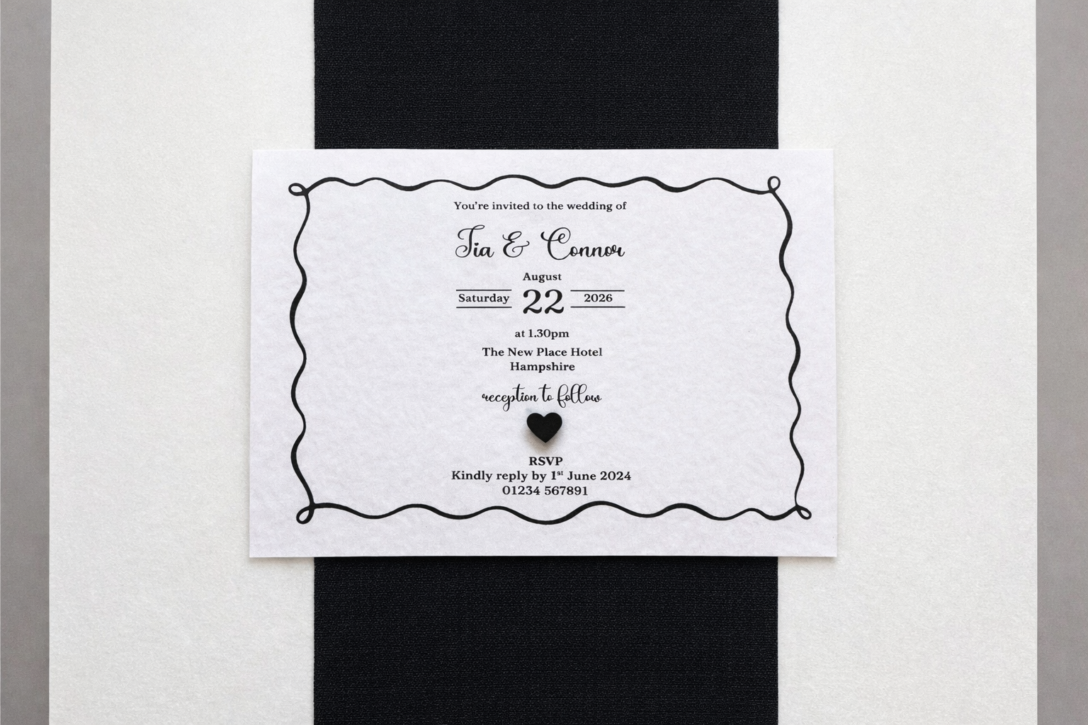 A6 Postcard Invitation – Printed Event Invitations | Wedding, Birthday, Baby Shower, Party Invite | Personalised Physical Cards