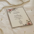 Dusky Pink Wedding Place Cards | Floral Wedding Table Stationery