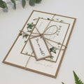 Rustic Ivy Wedding Invitation | Greenery Botanical Wedding Invite