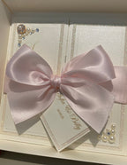 Luxury Gatefold Wedding Invitation | Pearlised Card with Box & Ribbon