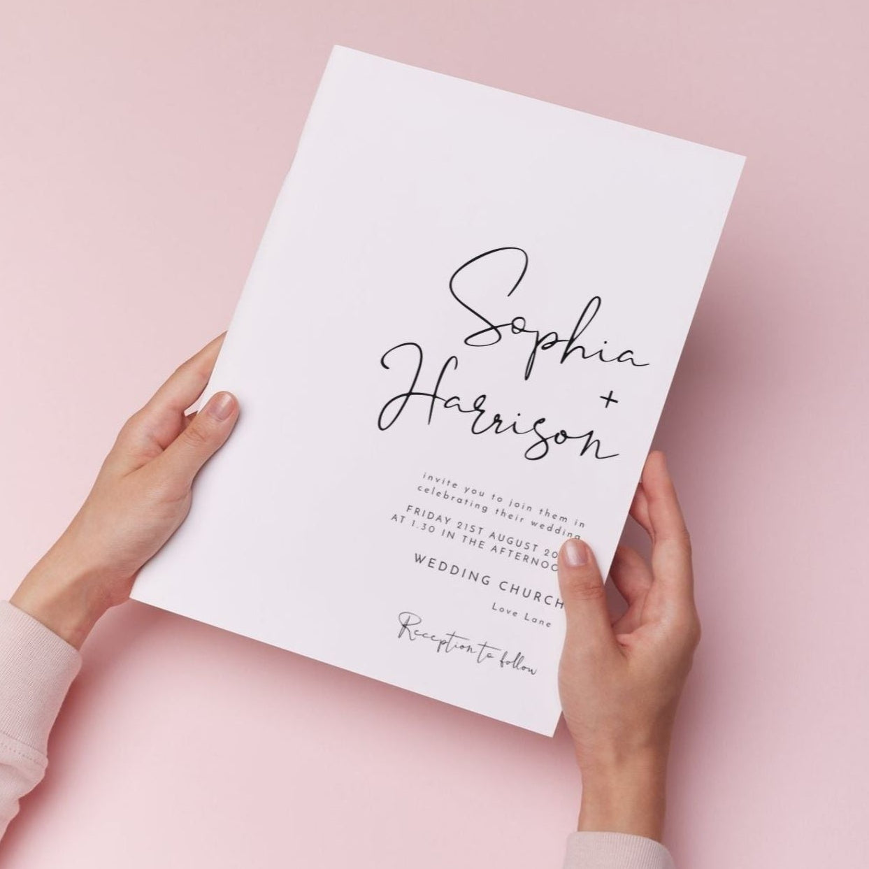 Simple Minimal Invitation | Affordable Printable Event Invite