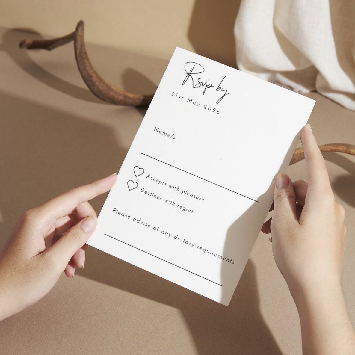 Simple Minimal Invitation | Affordable Printable Event Invite